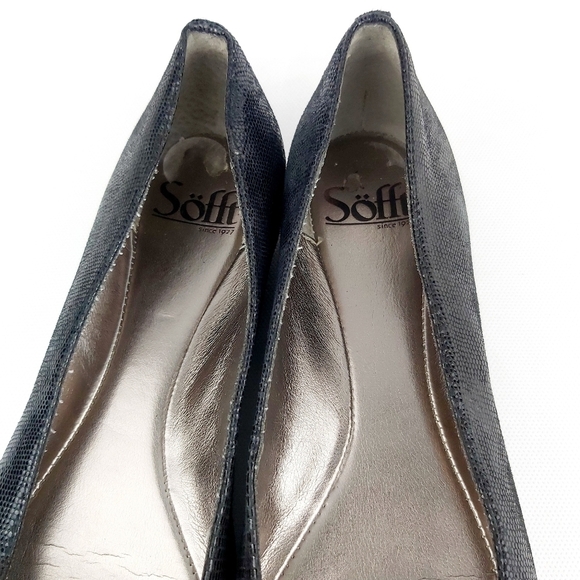 Söfft comfort slip on leather loafer flats shoes size 7M - Picture 7 of 9